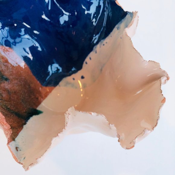 Handmade Glazed Ceramic Trinket Bowl / Dish - Picture 12 of 16